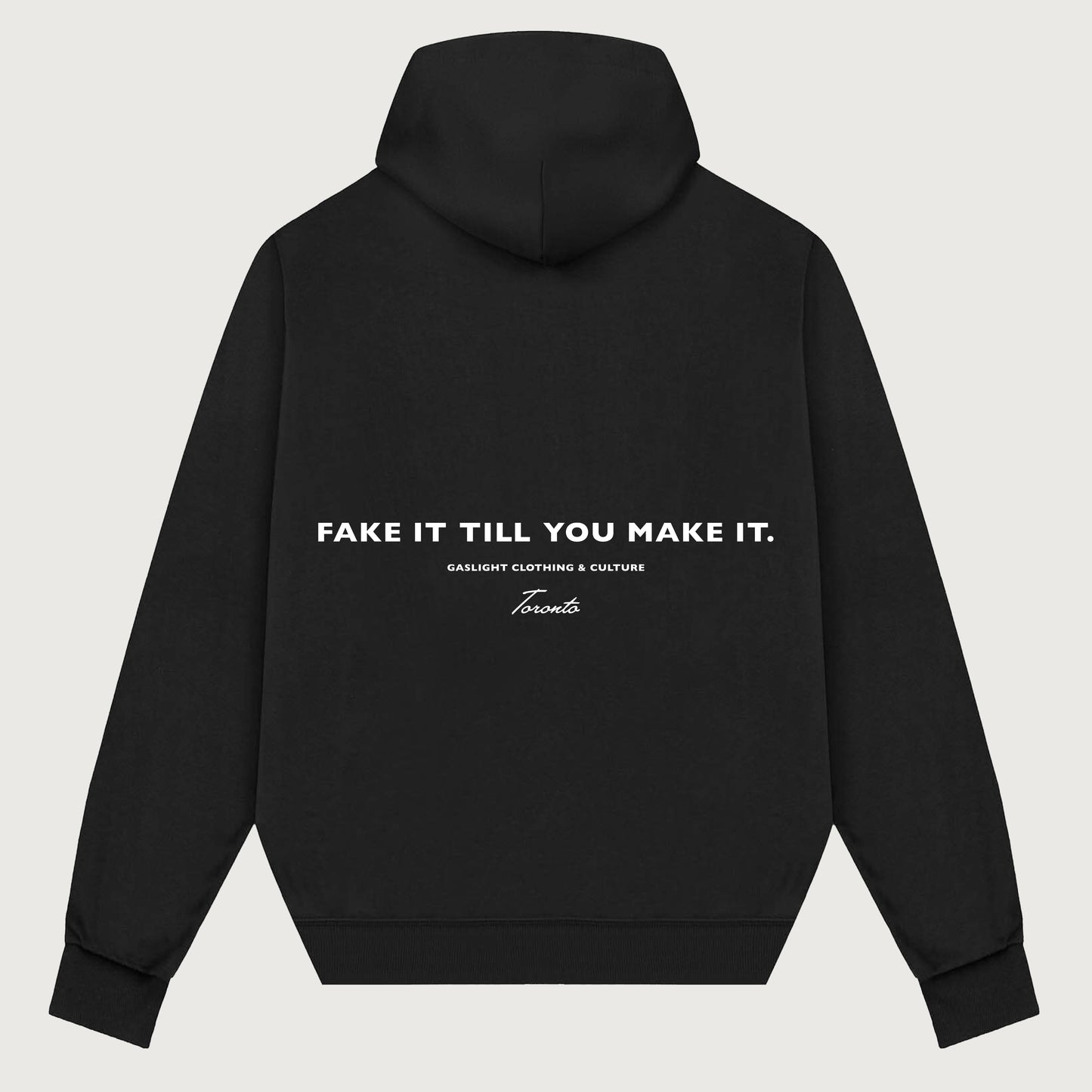 "FAKE IT TILL YOU MAKE IT" HEAVYWEIGHT HOODIE