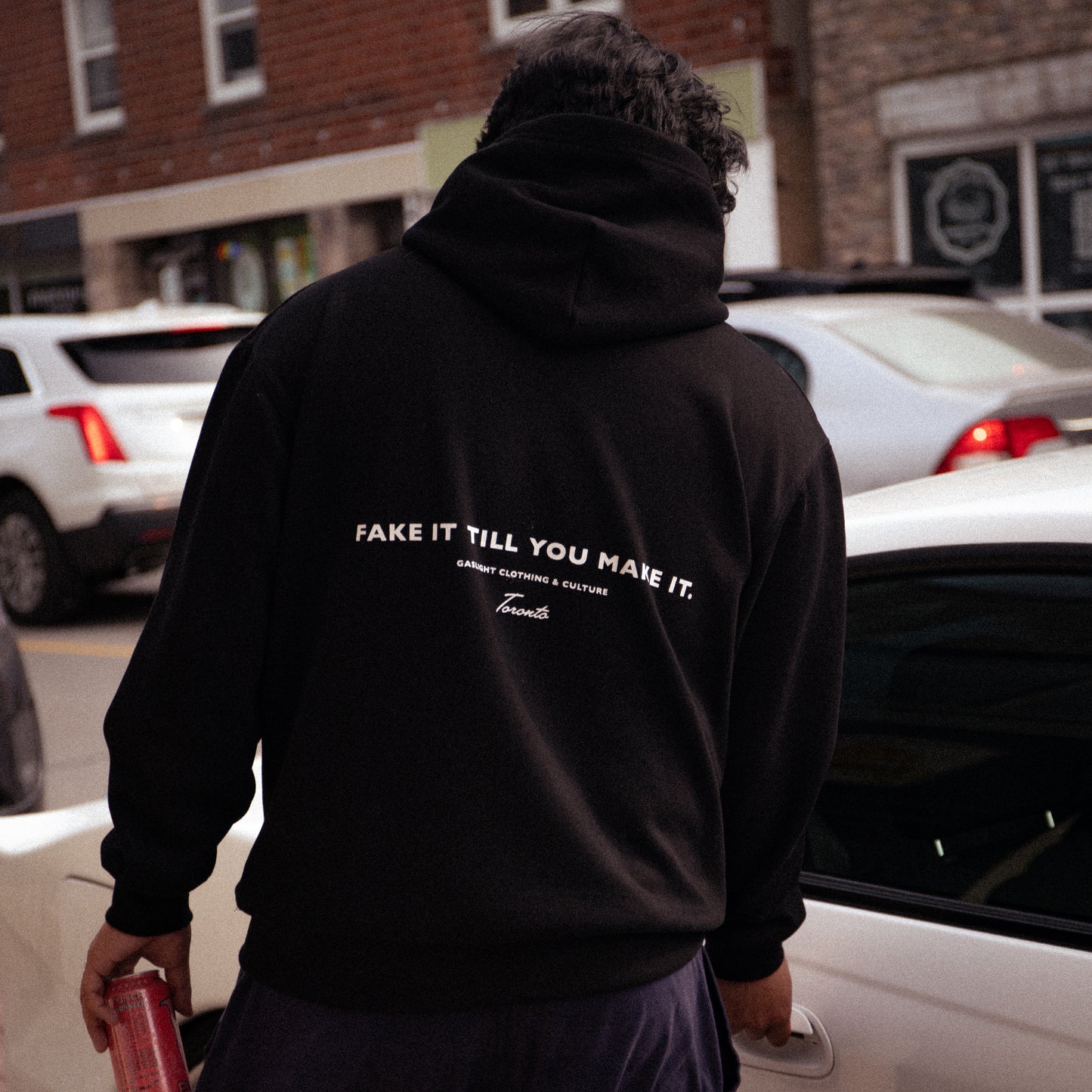 "FAKE IT TILL YOU MAKE IT" HEAVYWEIGHT HOODIE